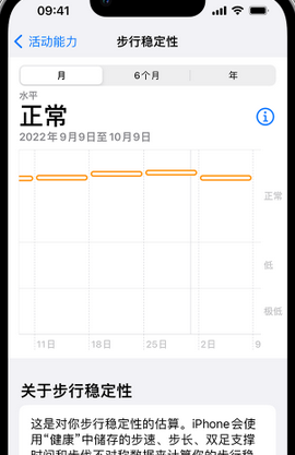 木棠镇iPhone手机维修如何在iPhone开启'步行稳定性通知'