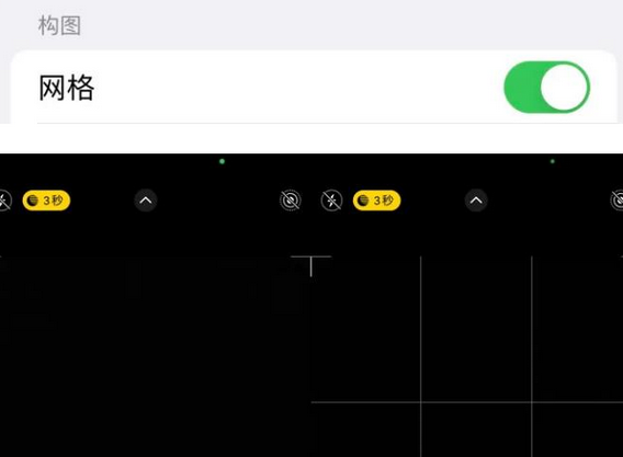 木棠镇苹果手机维修网点分享iPhone如何开启九宫格构图功能