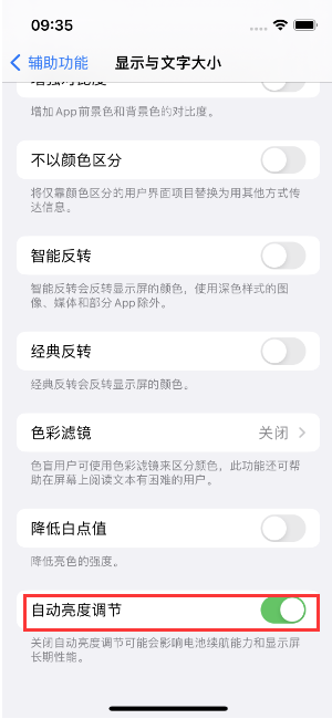 木棠镇苹果15维修店分享iPhone 15 Pro系列屏幕亮度 