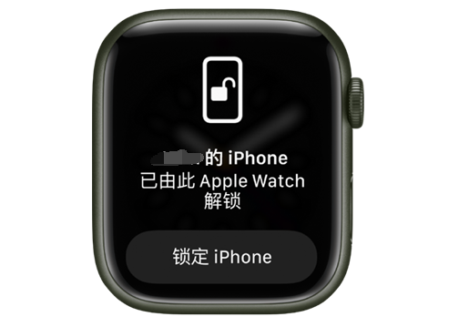 木棠镇苹果手机维修分享用 AppleWatch 解锁配备面容 ID 的 iPhone方法 